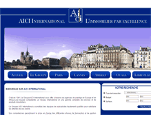 Tablet Screenshot of aici.fr